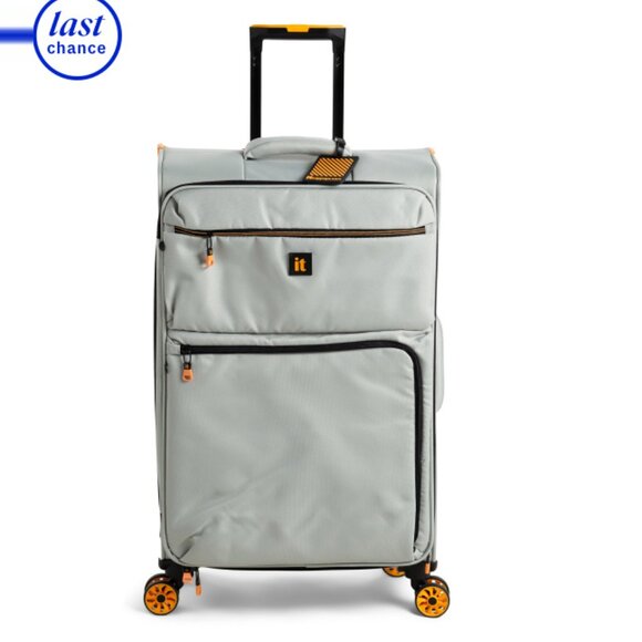 IT LUGGAGE Grey 25in Compartment Softside Spinner - Picture 1 of 2